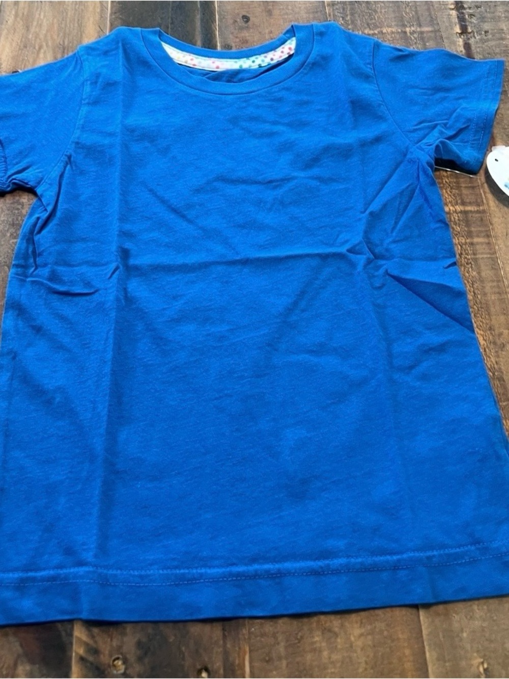 Dot Dot Smile size 6 Blue T-shirt new